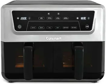 Fritezë pa vaj Cuisinart AFD10XSSE, 10.4L, 2 kosha 5.2L, gri
