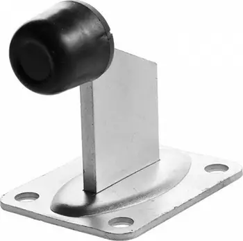 Stopper porte PSG Bumper PSG 60.038, me pllakë montimi, për porta rrëshqitëse, gri