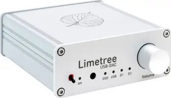 Amplifikator kufjesh Lindemann Limetree USB DAC, konvertues digjital në analog, kompakt, gri