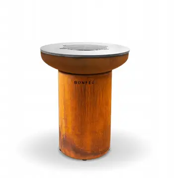 Vater zjarri me grilë Bonfeu Bonbiza 8001R, çelik Corten, pamje rusty, ngjyrë kafe e ndryshkur