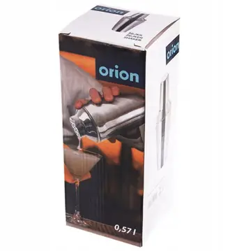 Shaker koktejsh ORION, 0.57L, çelik inox, argjendtë