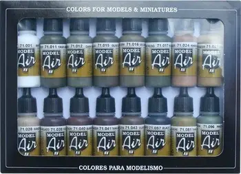 Bojë akrilike për airbrush Vallejo Model Air German Allied WWII, 17ml, mat, shumëngjyrëshe