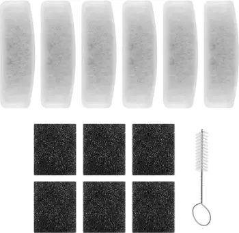 Set filtrosh Hombli Smart Pet Fountain Filter Kit, aksesorë për shatërvan uji, për kafshë shtëpiake