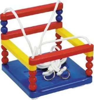 Luhatëse varëse Swing, plastike, deri 35 kg, shumëngjyrëshe - 1