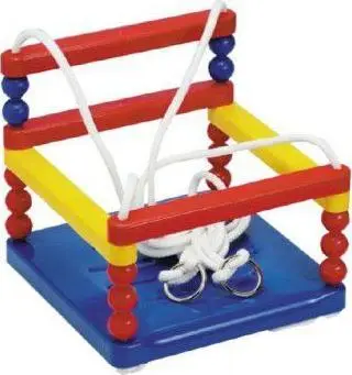 Luhatëse varëse Swing, plastike, deri 35 kg, shumëngjyrëshe
