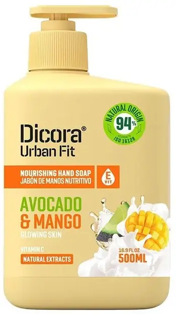 Sapun i lëngshëm për duar Dicora Mango and Avocado, 500ml, aromë frutash