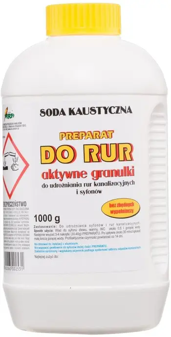 Pastrues kulluese Ara Drain Cleaner, sodë kaustike, 1kg