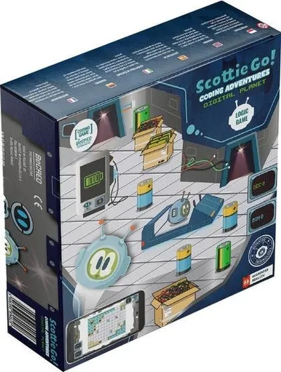 Loja edukative BeCreo Scottie Go Coding Adventures Digital Planet, mësim programimi, 9+ - 1