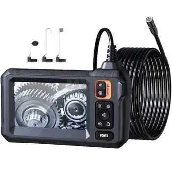 Kamerë inspektuese endoskopike, 5 m, ekran LCD IPS, Full HD