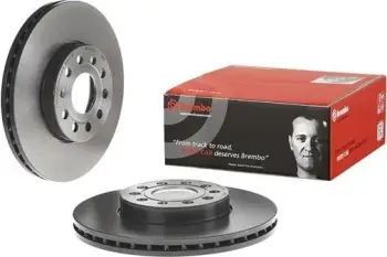Disk freni përpara Brembo 09.9145.11 për AUDI A3/Q2, CUPRA LEON, SEAT ALTEA/ATECA/IBIZA/LEON, Metalik, 1 copë