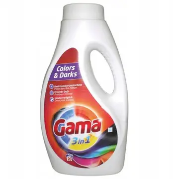 Detergjent i lëngshëm për rroba Gama Colours and Darks, 1L, për rroba me ngjyra dhe të errëta