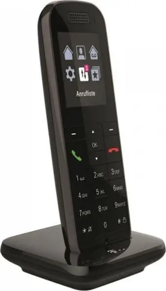 Telefon fiks pa tela Telekom Speedphone 52, ekran 2.4", agjendë 100 kontakte, i zi, i ripërpunuar B