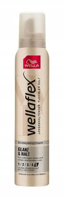 Shkumë flokësh Wellaflex Shiny Hold, styling, 250ml