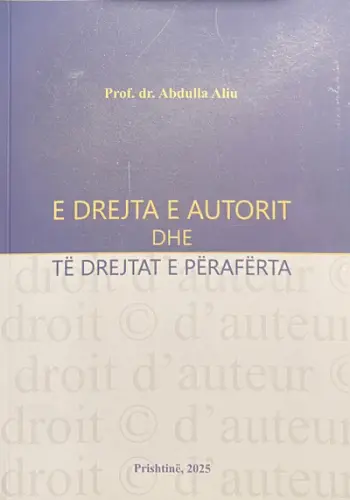 E Drejta E Autorit Dhe Te Drejtat E Peraferta - Abdull Aliu