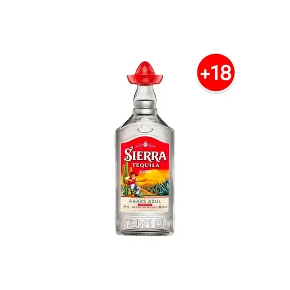Tequila Sierra Silver 1L 38% Mehika /P6 - 1