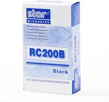 Kasetë shirit printeri, Star RC-200B 30980113, deri 1.200.000 karaktere, e zezë