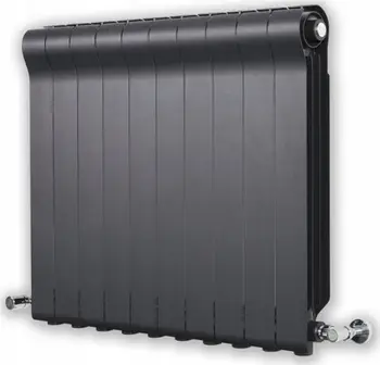 Radiator alumini Ottimo 500x10, grafit i errët
