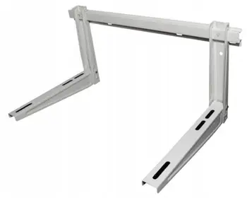 Mbajtës muri për kondicioner Alfa Beta Sta, 750×365×550 mm, metalik, i bardhë