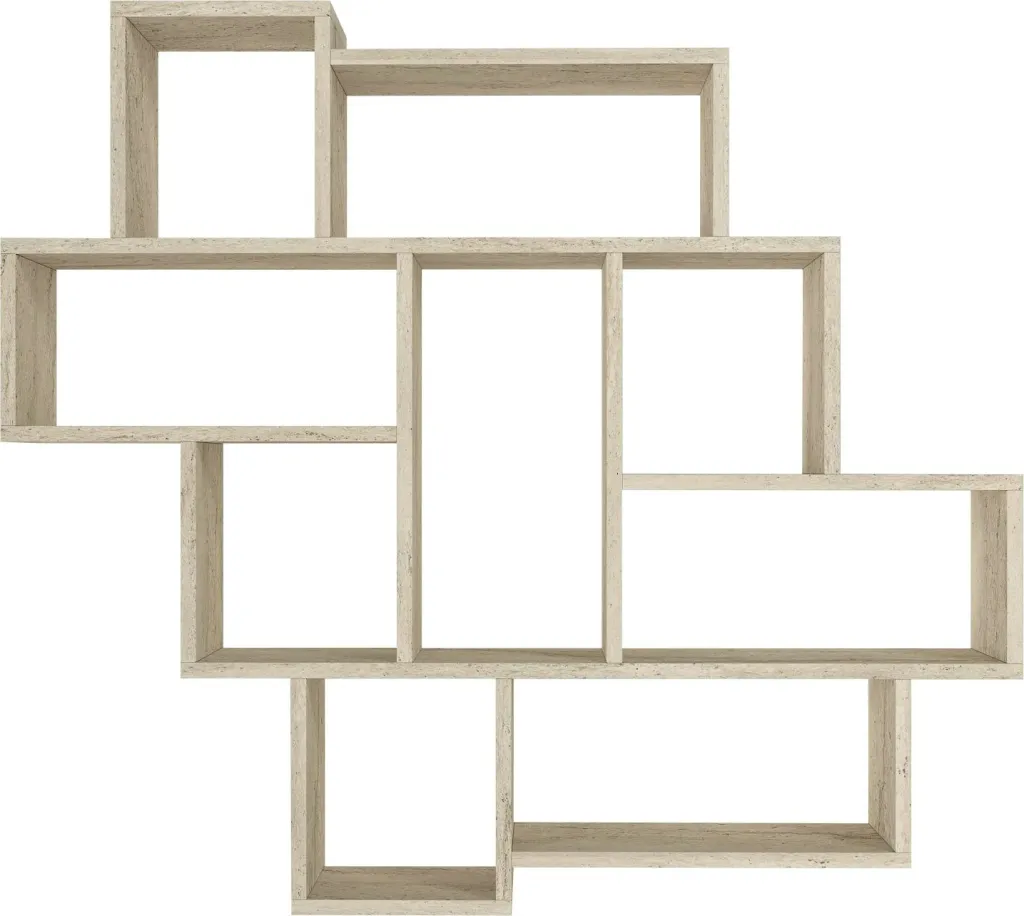 Raft muri Hanah Home, ngjyrë travertine, Parola - 7