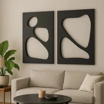Pikturë dekorative MDF (2 copë), Wallity, Hhloyma00003, 50x70 cm