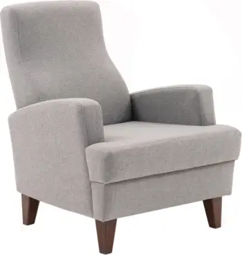 Karrige bergere, ngjyrë gri e çelët, Atelier del Sofa, Kana