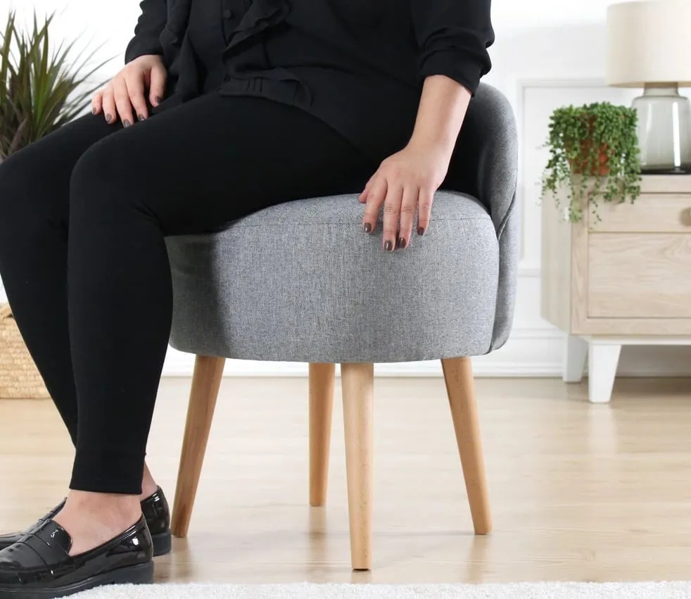Puf Atelier del Sofa, Corvile, ngjyrë gri - 4
