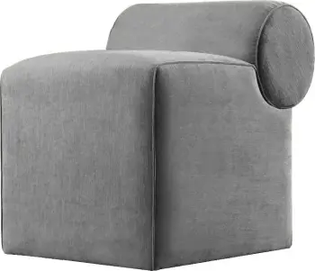 Puf Atelier del Sofa, Linburg, ngjyrë gri