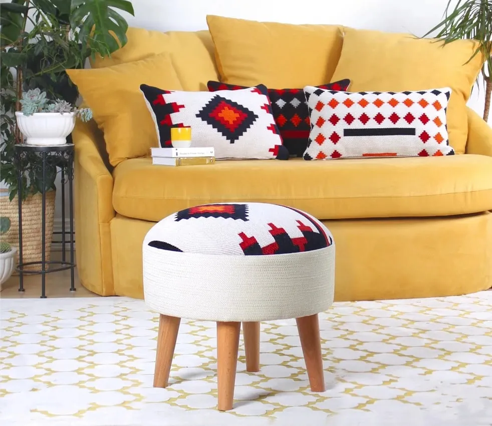 Puf bohemian, shumëngjyrësh, Atelier del Sofa, Farm - 2