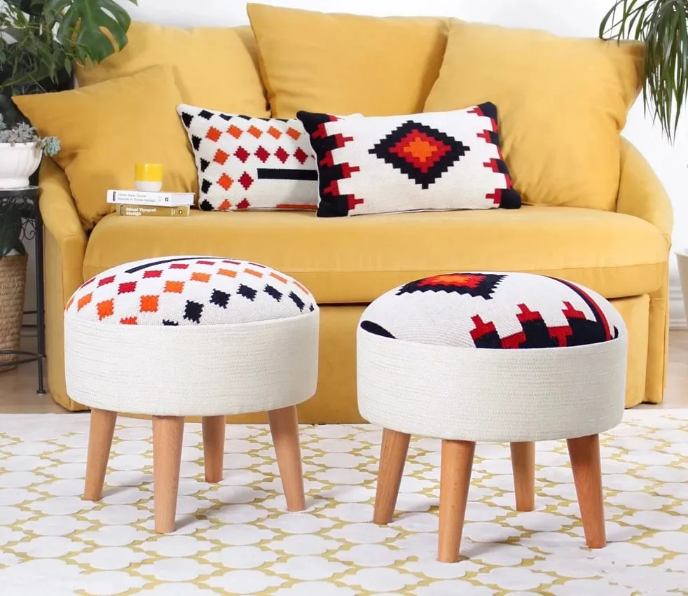 Puf bohemian, shumëngjyrësh, Atelier del Sofa, Farm - 6