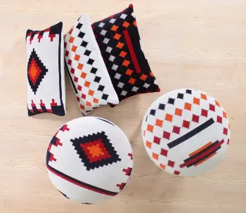 Puf bohemian, shumëngjyrësh, Atelier del Sofa, Farm