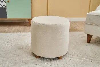 Puf Atelier del Sofa, Findik Gabbana 02, ngjyrë krem