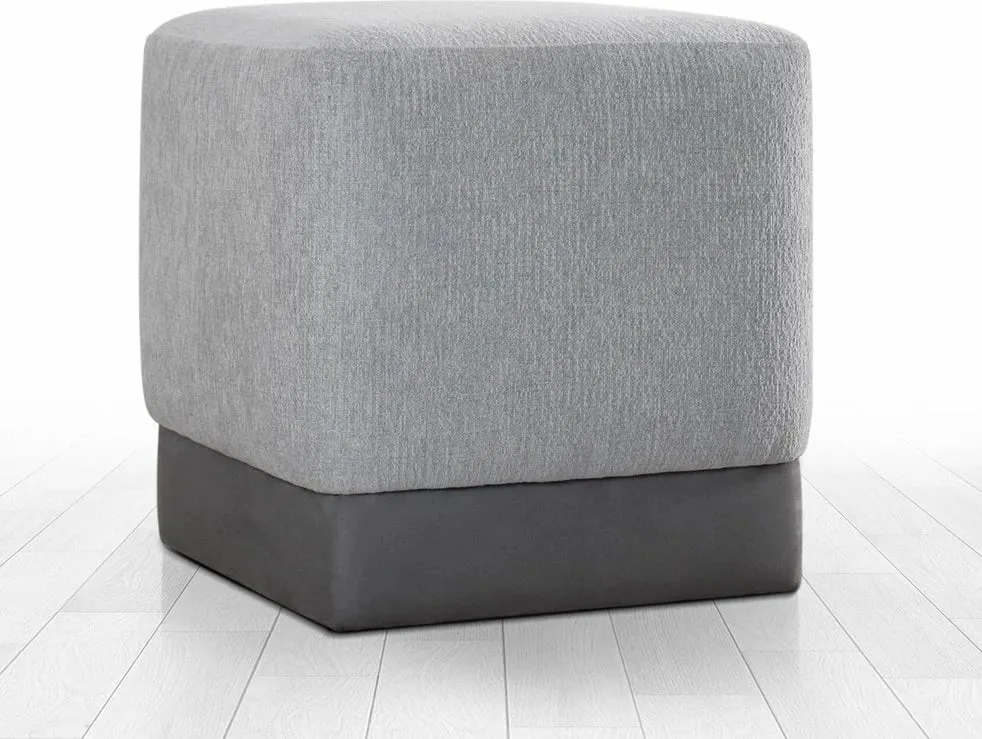 Puf Atelier del Sofa, Borgot, ngjyrë gri - 1