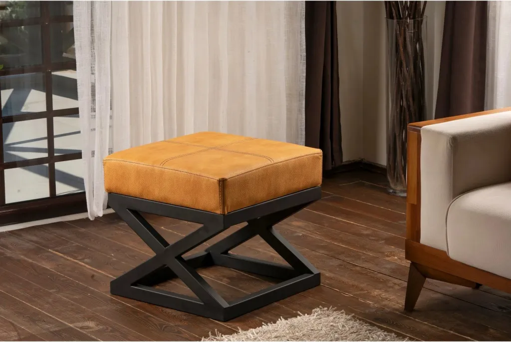 Puf Mustard Atelier del Sofa, 50x40cm - 2