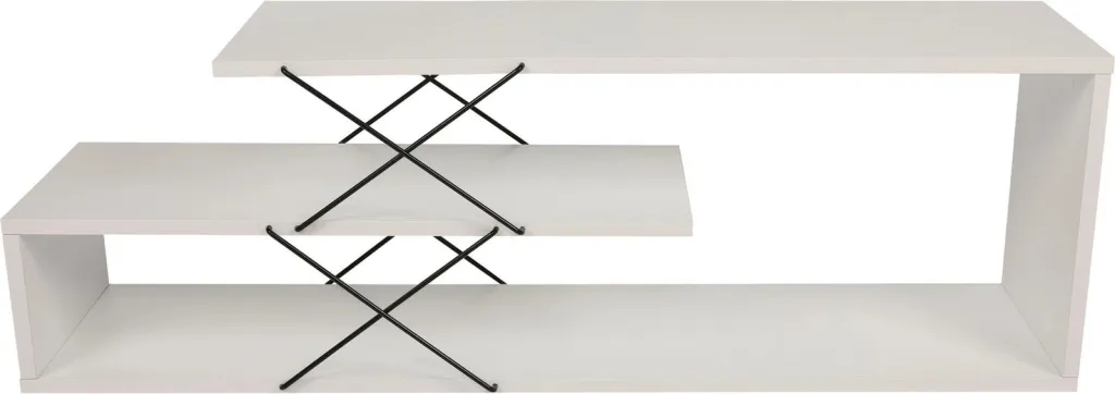Komodë TV Hanah Home, Zigzag, e bardhë - 6