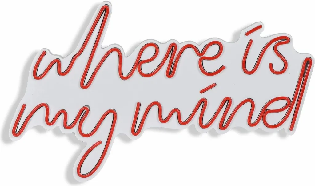 Dritë dekorative LED plastike, 'Where is my mind', e kuqe - 8