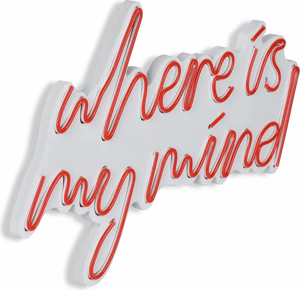 Dritë dekorative LED plastike, 'Where is my mind', e kuqe - 9