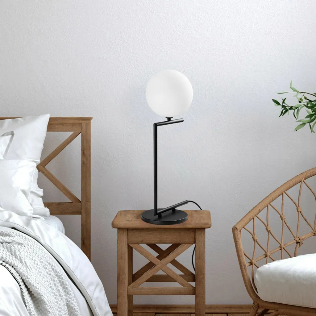 Llambë tavoline Opviq, Luminar - 14175, ngjyrë e zezë - 4