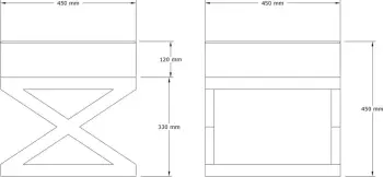 Puf Atelier del Sofa, portokalli, Imle