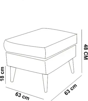 Puf Sofia, ngjyrë jeshile deti, Tuffet Atelier del Sofa