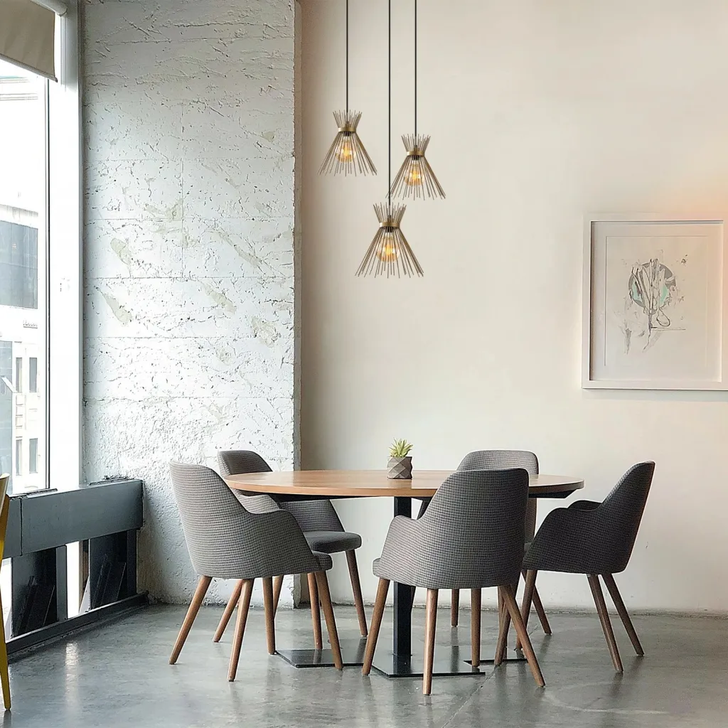 Llambë tavani moderne Opviq, Kirpi - 3086, ngjyrë ari - 2