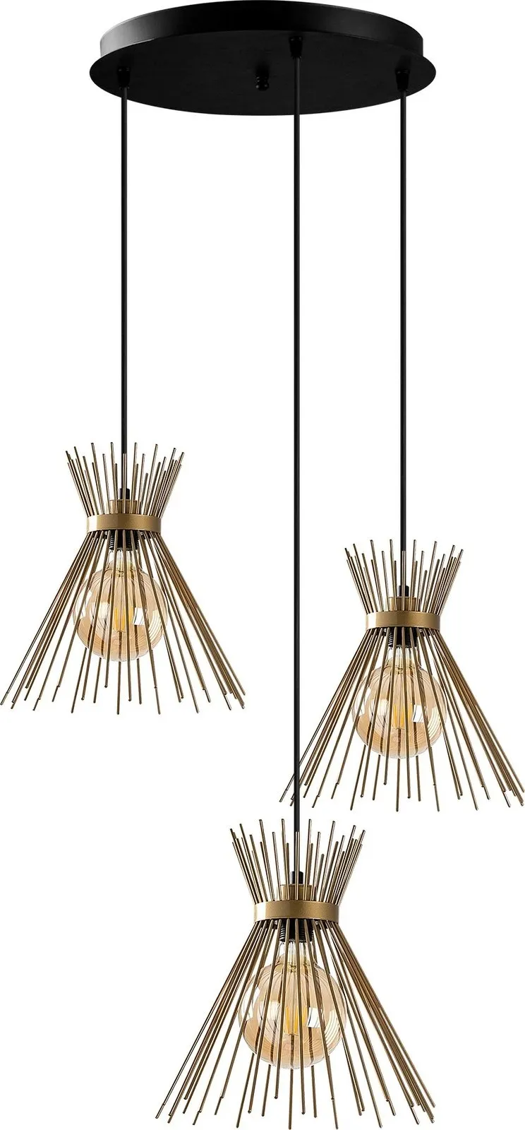 Llambë tavani moderne Opviq, Kirpi - 3086, ngjyrë ari - 3