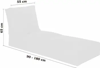 Qese për ulje në kopsht, ngjyrë vjollcë, Siesta Sofa Bed Pouf