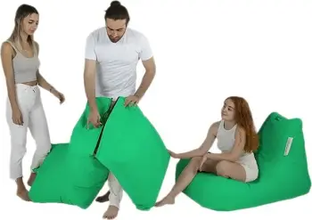Jastëk kopshti për relaks, ngjyrë e gjelbër, Atelier del Sofa, Siesta Sofa Bed Pouf