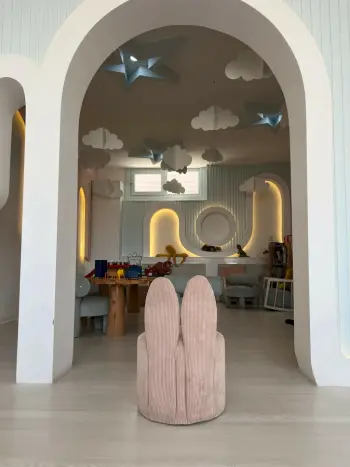 Karrige me krahë, model lepur, ngjyrë rozë, Atelier del Sofa, Bunny