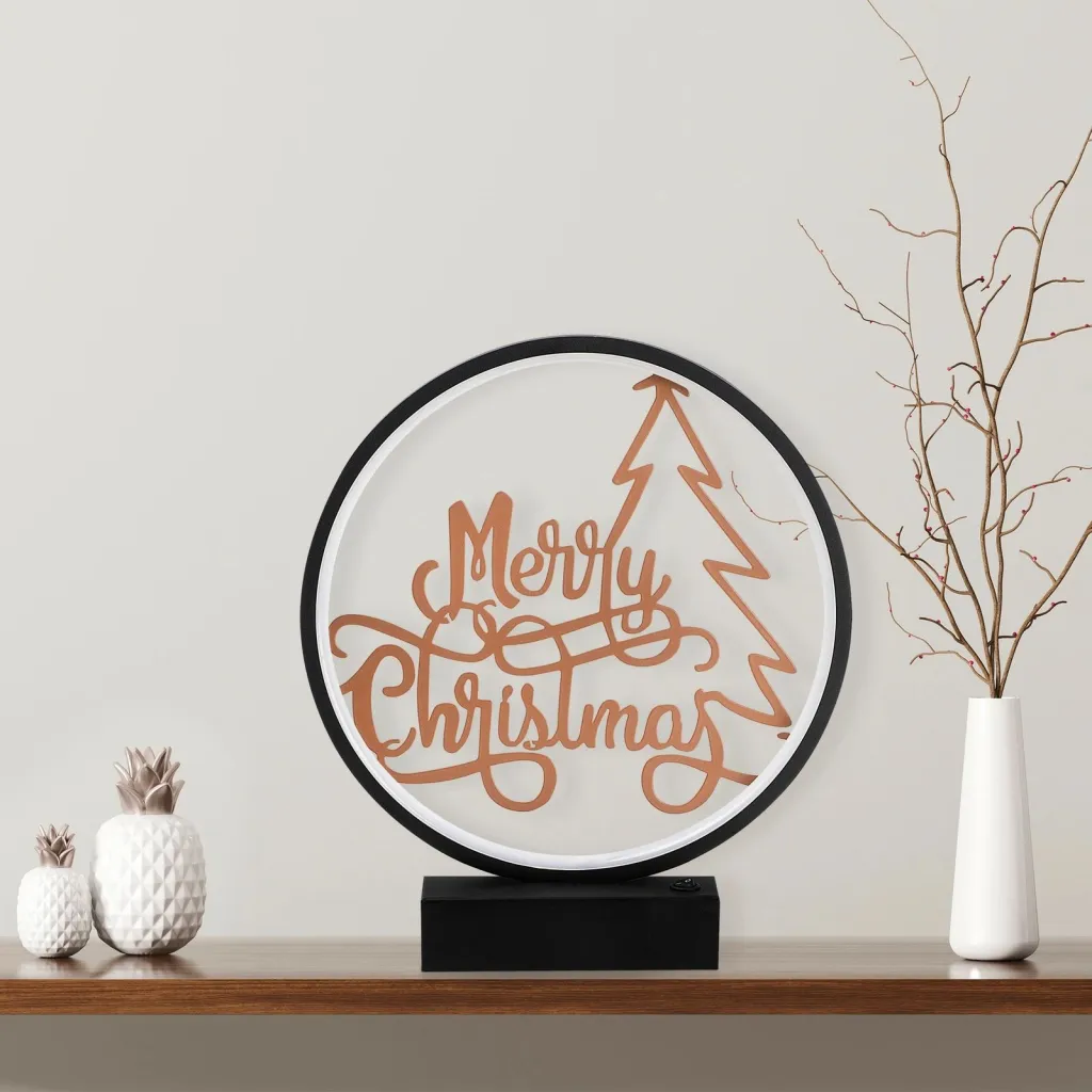 Llambë tavoline Opviq, XMAS2, e zezë dhe bakri - 4