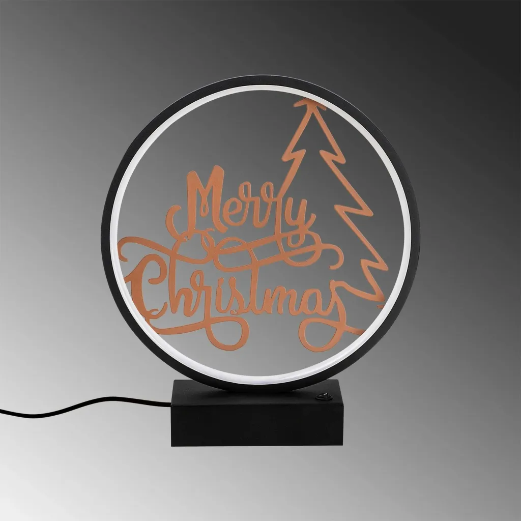 Llambë tavoline Opviq, XMAS2, e zezë dhe bakri - 6