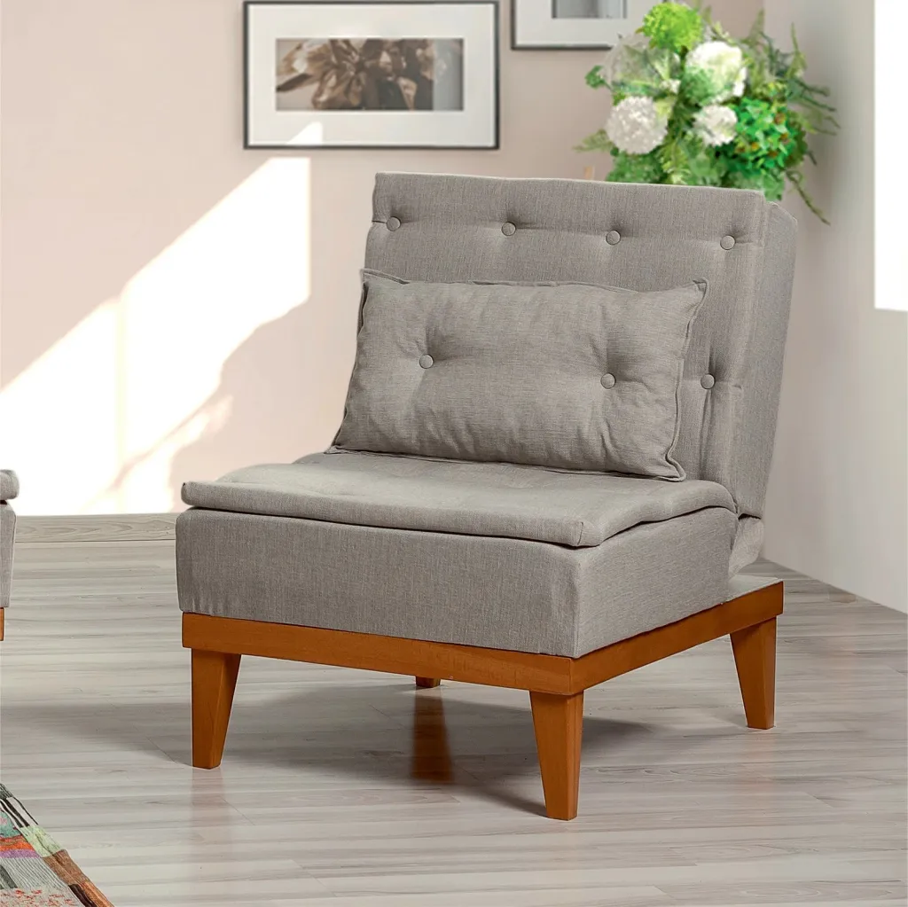 Karrige Wing Atelier del Sofa, krem, Fuoco Berjer - 2