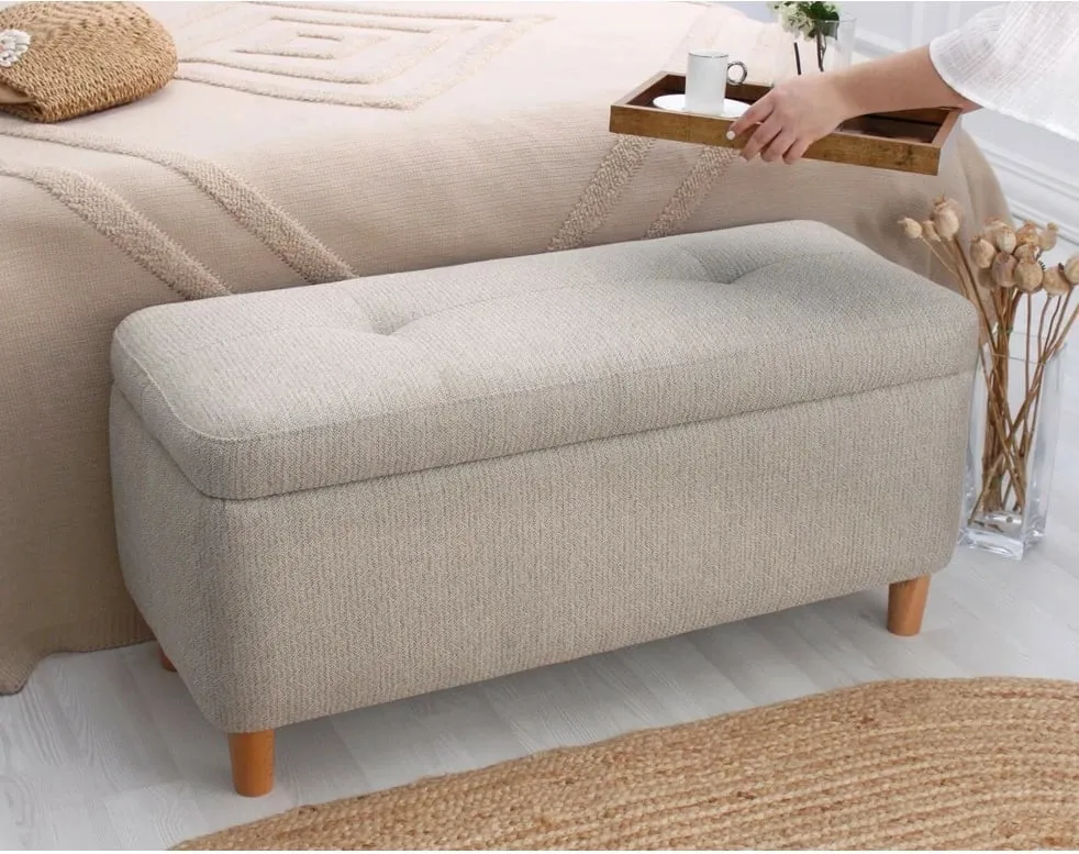 Puf Atelier del Sofa, Rocio, bezhë - 3