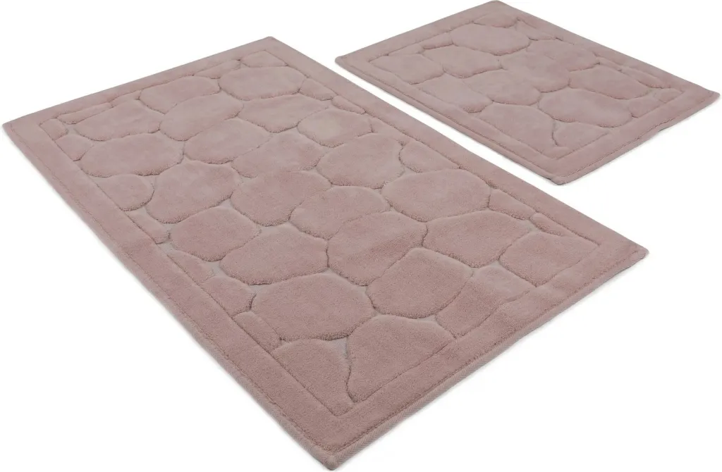 Set tapetash për banjo (2 copë), Mijölnir, Lino - pluhur rozë - 5