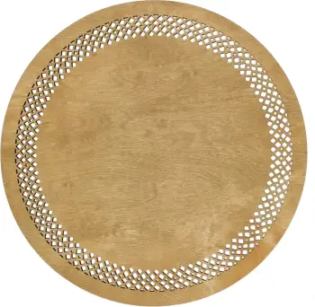 Set nënshtruesish tavoline prej druri, Hermia, Selçuk, ngjyrë mjaltë (6 copë)